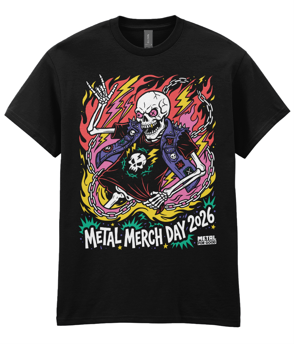 Metal Merch Day 2026 T Shirt - Black/Unisex